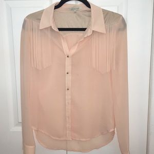 English Rose fringe blouse, size small